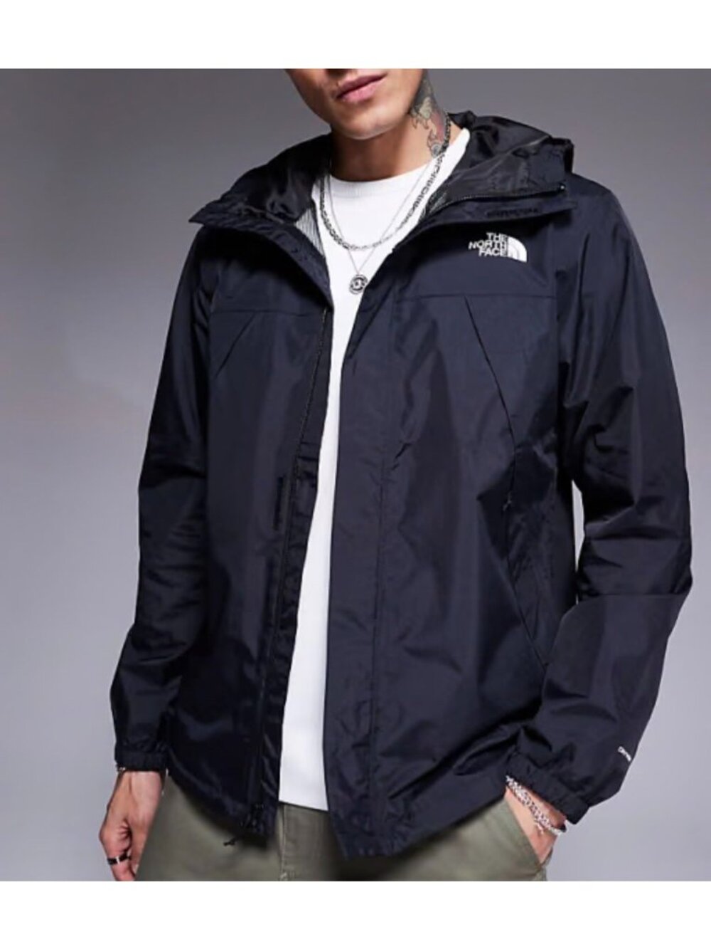 NWT The North Face Mens Antora Jacket DryVent Aviator Dark Navy XXL - Picture 12 of 12